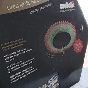 Addi 47 needles circular knitting machine.